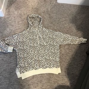 American Eagle super soft cheetah hoodie Sz S